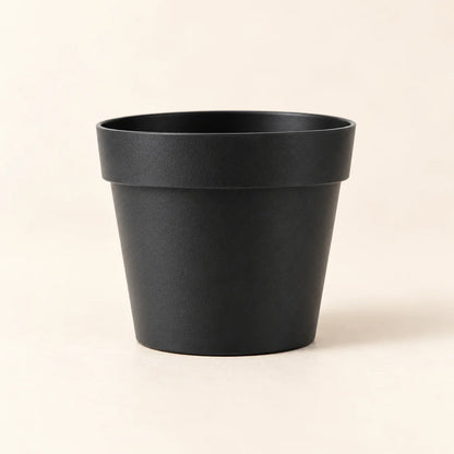 AOAAK Mini Nursery Pot — 9 cm — empty matte-black mini nursery pot